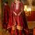 Women Floral Embroidered Sequinned Straight Kurta With Trousers & Dupatta