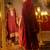 Women Floral Embroidered Sequinned Straight Kurta With Trousers & Dupatta