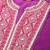 Embroidered Notch Neck A-Line Kurta With Trousers