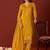 Women Ethnic Motifs Embroidered Regular Sequinned Kurta & Trousers With Dupatta