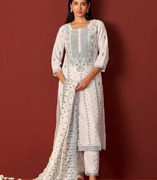 Women Ethnic Motifs Embroidered Kurta with Trousers & Dupatta