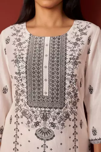 Women Ethnic Motifs Woven Design Kurta with Trousers & Dupatta