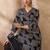 Geometric Printed V Neck Pure Cotton Kurta With Trousers & Dupatta
