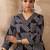 Geometric Printed V Neck Pure Cotton Kurta With Trousers & Dupatta