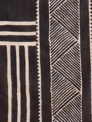 Geometric Printed V Neck Pure Cotton Kurta With Trousers & Dupatta 4