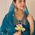 Women Ethnic Motifs Embroidered Empire Gotta Patti Kurta with Trousers & With Dupatta