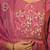 Floral Embroidered Thread Work Kurta With Trousers & Dupatta