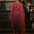 Floral Embroidered Thread Work Kurta With Trousers & Dupatta