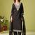 Women Floral Embroidered Cotton Kurta with Trousers & Dupatta