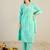 Women Floral Printed Regular Pure Cotton Kurta with Trousers & With Dupatta