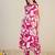 Floral Printed Mandarin Collar Pure Cotton A-Line Kurta With Trouser