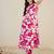 Floral Printed Mandarin Collar Pure Cotton A-Line Kurta With Trouser