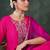 Ethnic Motifs Embroidered Sequinned Kurta With Trousers & Dupatta