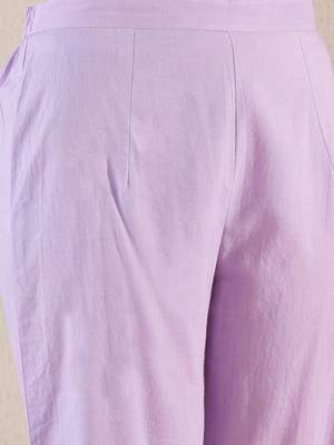 Women Floral Printed Cotton Kurta with Trousers & Dupatta 3