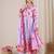 Women Floral Printed Cotton Kurta with Trousers & Dupatta