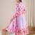 Women Floral Printed Cotton Kurta with Trousers & Dupatta