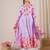Women Floral Printed Cotton Kurta with Trousers & Dupatta