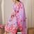 Women Floral Printed Cotton Kurta with Trousers & Dupatta