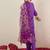 V-Neck Straight Kurta With Trousers & Dupatta