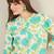 Floral Printed Mandarin Collar A-Line Kurta With Palazzos