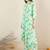Floral Printed Mandarin Collar A-Line Kurta With Palazzos