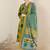 Women Abstract Printed Cotton Kurta with Trousers & Dupatta