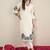 Women Solid Embroidered Kurta with Trousers