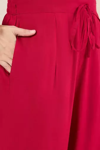 Women Ethnic Motifs Printed Cotton Kurta with Trousers