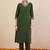 Women Ethnic Motifs Embroidered Regular Kurta with Trousers & With Dupatta