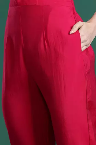 Ethnic Motifs Kurta with Trousers & Dupatta