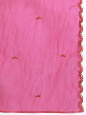 Ethnic Motifs Kurta with Trousers & Dupatta 4