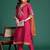 Ethnic Motifs Regular Kurta with Trousers & Dupatta