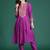 Women Ethnic Motifs Embroidered Pleated Mirror Work Kurta with Trousers