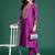 Women Ethnic Motifs Embroidered Pleated Mirror Work Kurta with Trousers