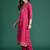 Ethnic Motifs Printed Panelled Thread Work Pure Cotton Kurta with Trousers