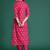 Ethnic Motifs Printed Panelled Thread Work Pure Cotton Kurta with Trousers