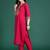 Ethnic Motifs Embroidered Zari Kurta with Trousers & With Dupatta