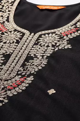 Ethnic Motifs Embroidered Kurta with Trousers & Dupatta