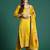 Ethnic Motifs Yoke Design Thread Work Kurta With Trousers & Dupatta