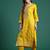Ethnic Motifs Yoke Design Thread Work Kurta With Trousers & Dupatta