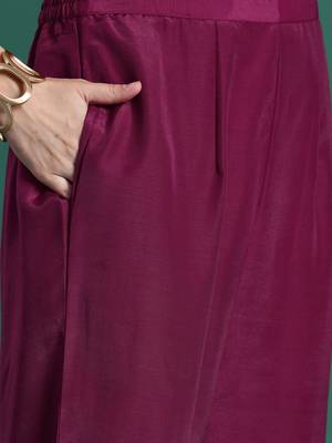 Ethnic Motifs Embroidered Sequinned Kurta with Trousers & With Dupatta 3