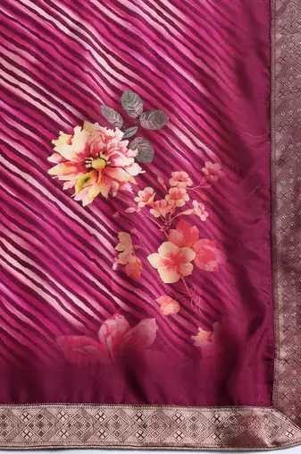 Ethnic Motifs Embroidered Sequinned Kurta with Trousers & With Dupatta
