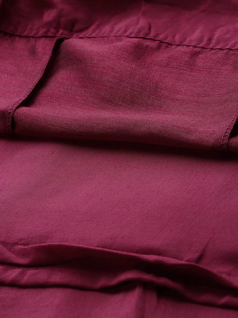 Ethnic Motifs Embroidered Sequinned Kurta with Trousers & With Dupatta