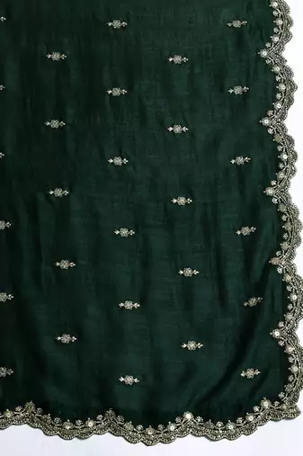 Ethnic Motifs Embroidered Kurta with Trousers & Dupatta