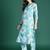Floral Printed Pure Cotton Kurta with Trousers