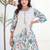 Floral Printed A-Line Pure Cotton Kurta With Trousers