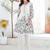 Floral Printed A-Line Pure Cotton Kurta With Trousers