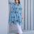 Floral Printed Shirt Collar Pure Cotton A-Line Kurta With Trousers