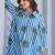 Floral Printed Shirt Collar Pure Cotton A-Line Kurta With Trousers