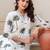 Floral Printed V-Neck Pure Cotton Kurta With Trousers